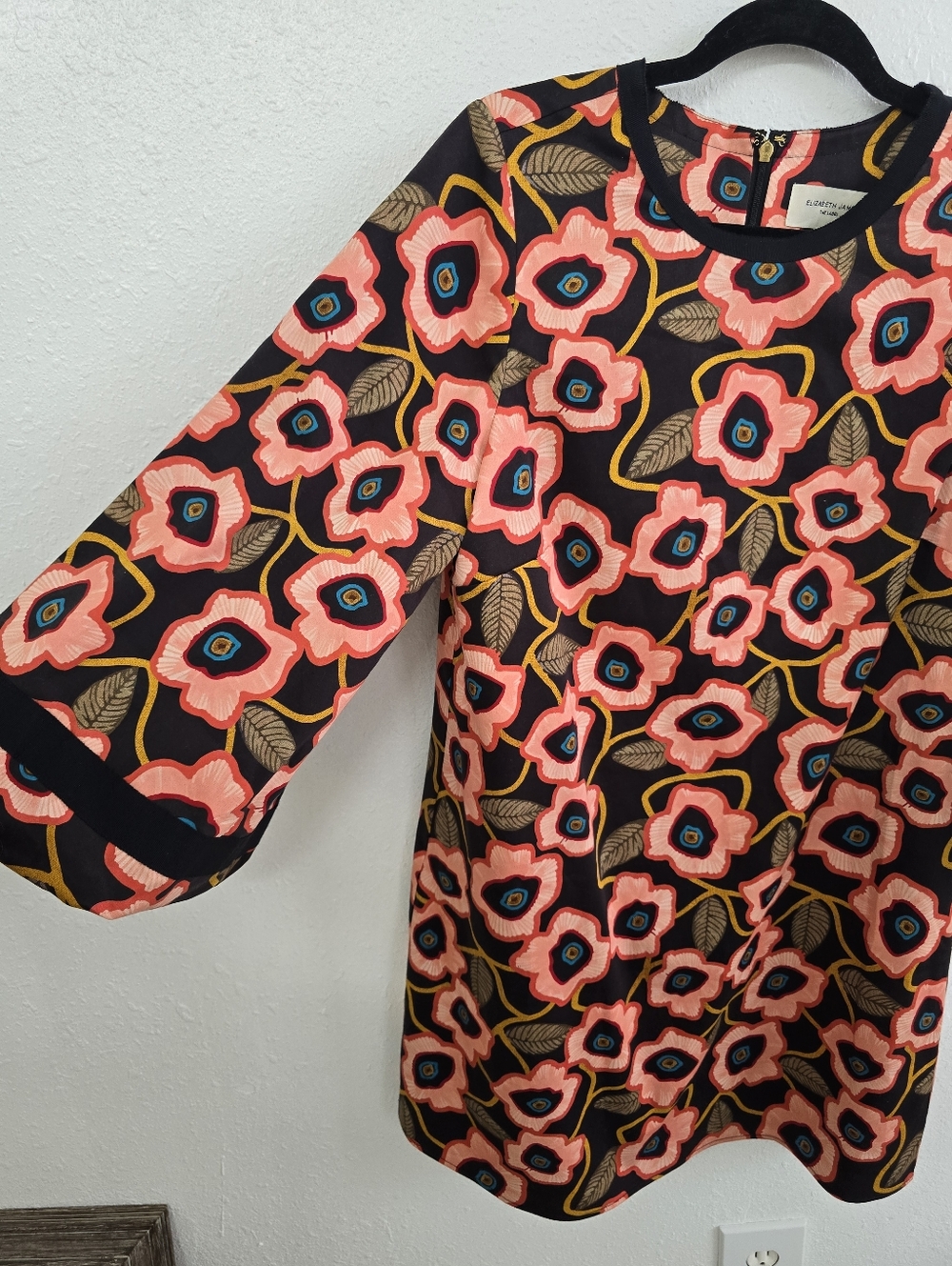 Elizabeth James The Label London Dress In Poppies Print Size Small - Picture 7 of 11